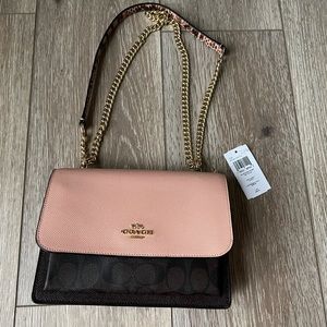 Coach 2308 Original Klare Crossbody in Colorblock Crossgrain Leather